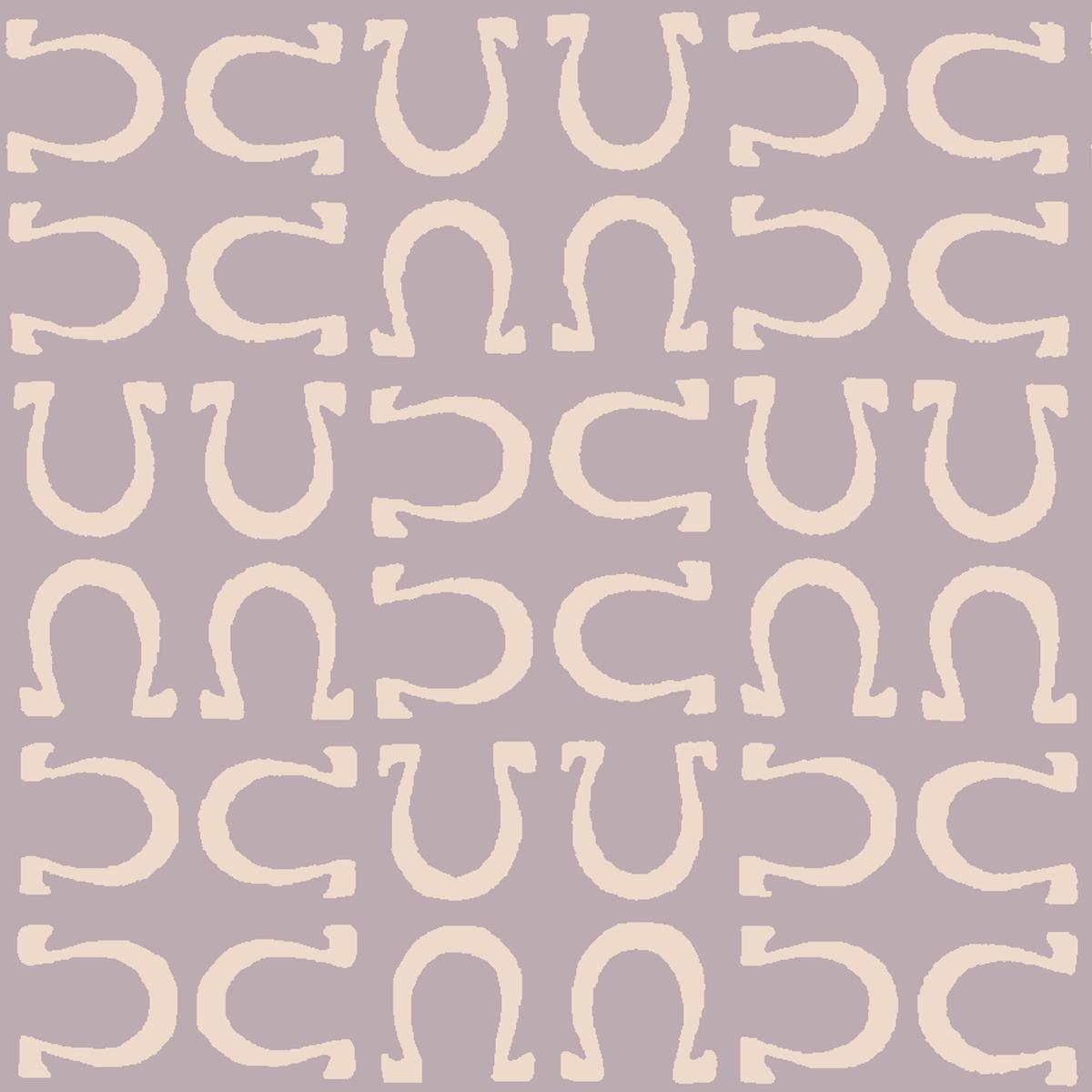 Horse Shoe - Niebla Fabric