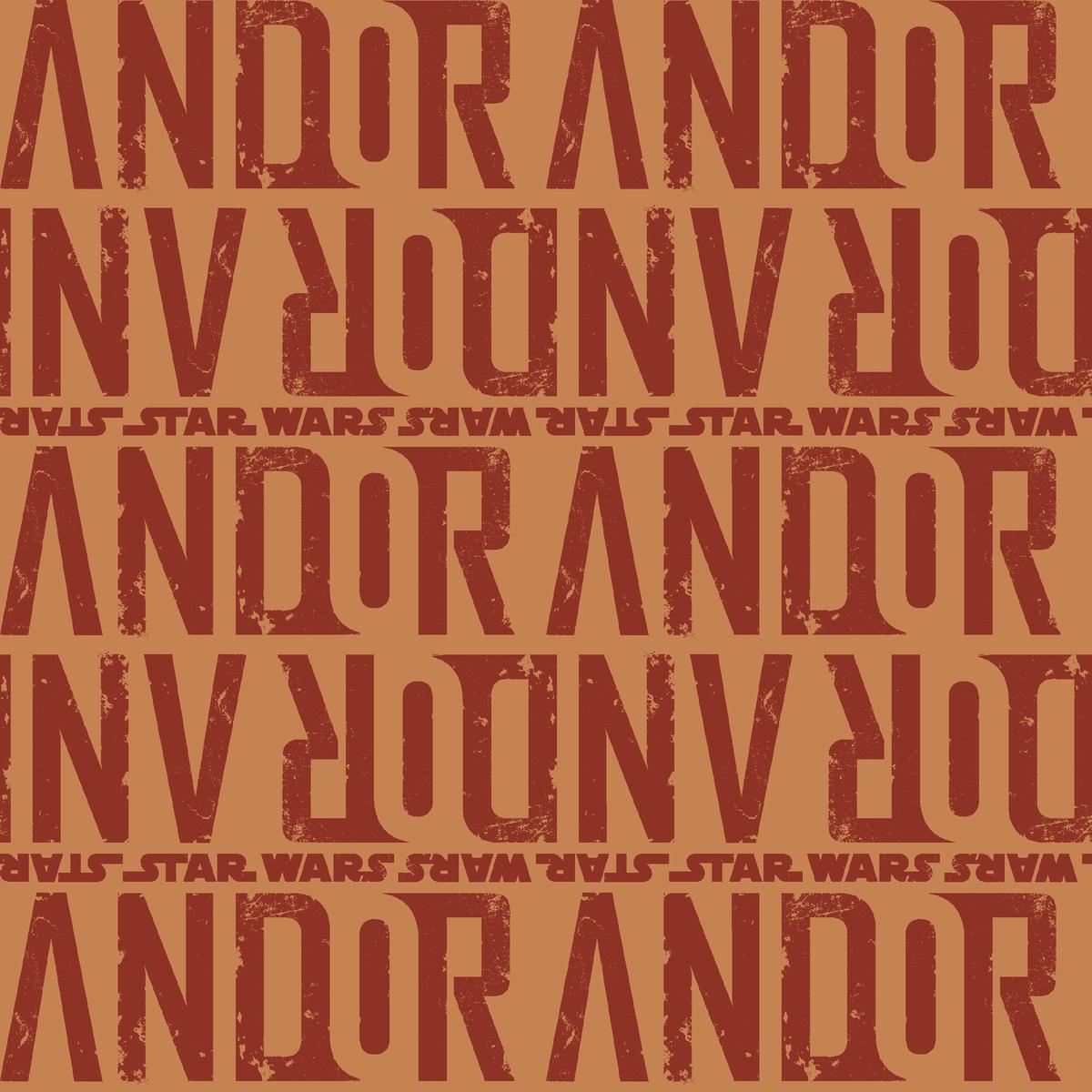 STAR WARS Andor Logo on Tan Fabric