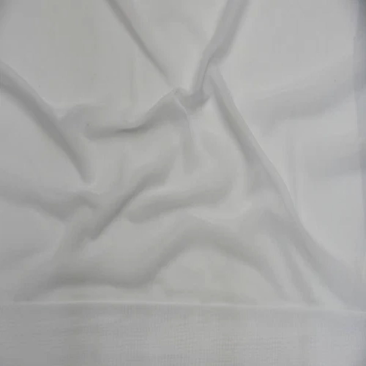 White & Ivory IFR Sheer Chiffon Fabric | 58