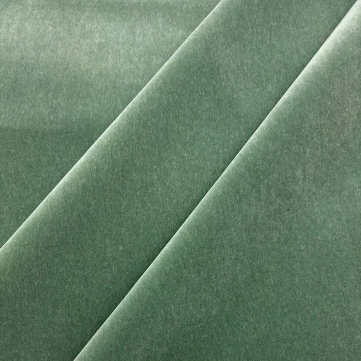 DESIGNER PLUSH MOHAIR SEAFOAM GREEN VELVET WOOL MULTIUSE FABRIC BY YARD 55