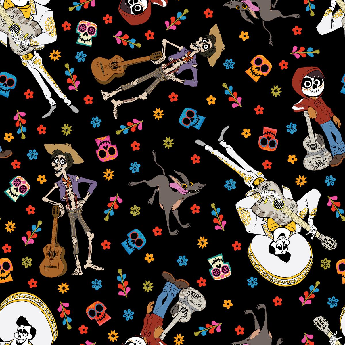 Disney Pixar Coco Musical Fiesta Fabric