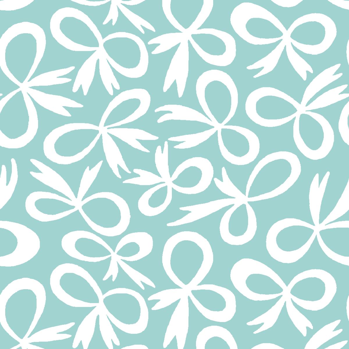 Emmy Bow in Canal Fabric