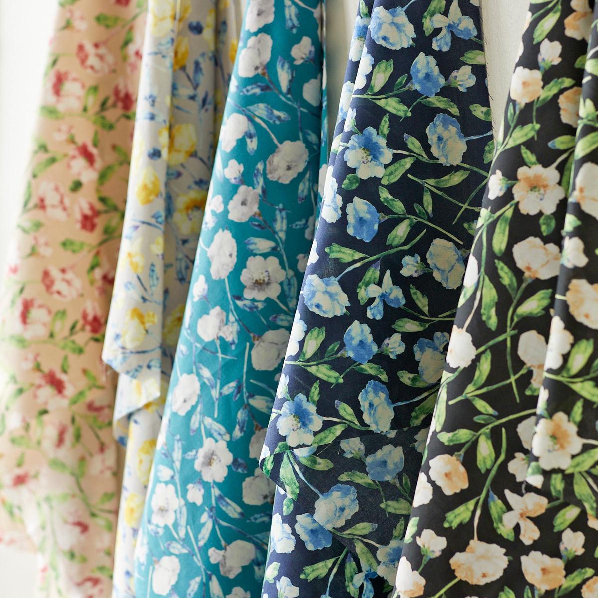 Flownny Watercolor Peony Cotton Lawn NFA-1050-51