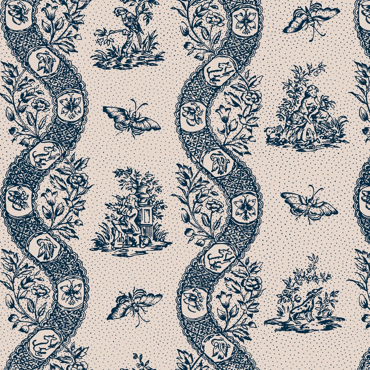 Lacey on Prairie Sky Fabric