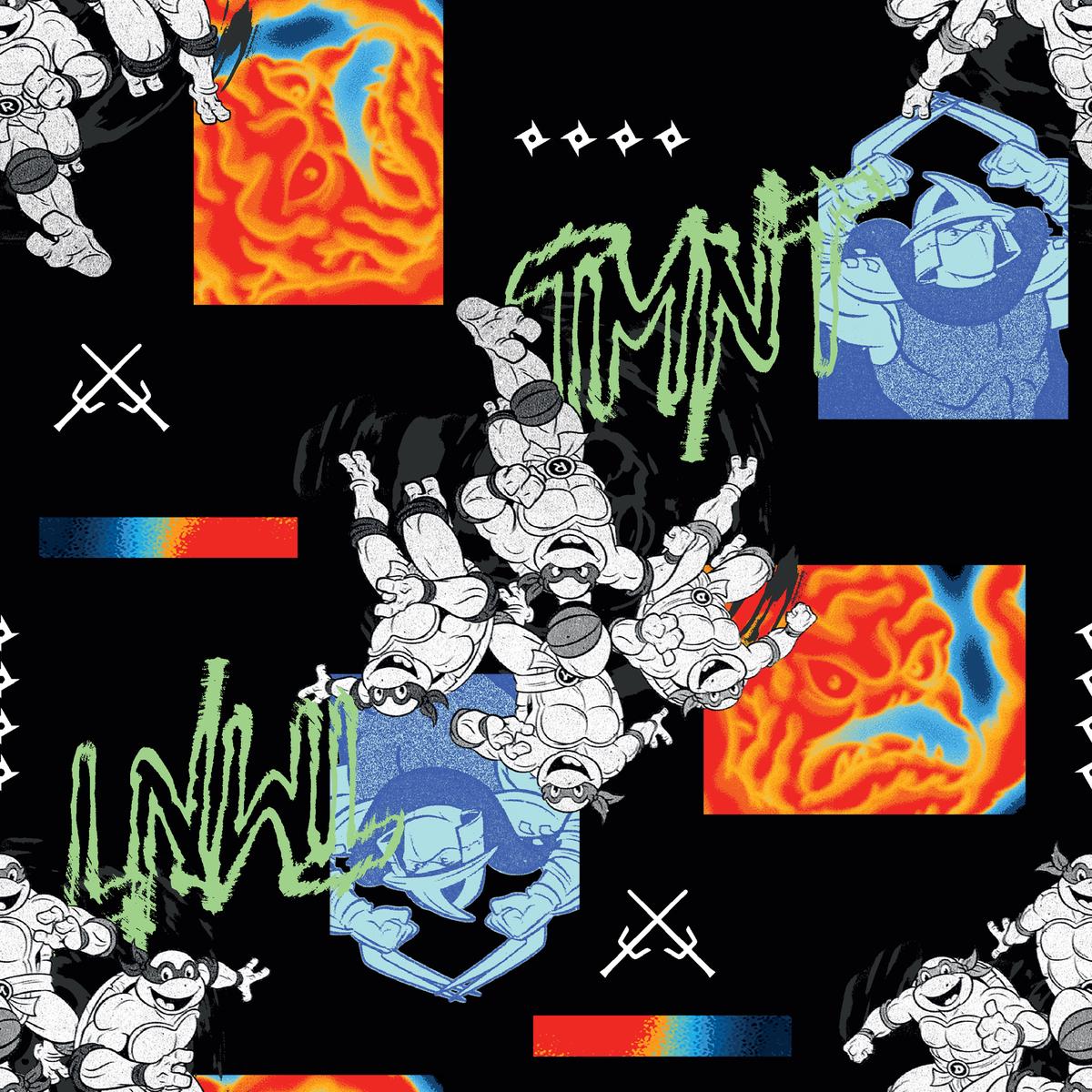Nickelodeon TMNT Heroes Unite Fabric