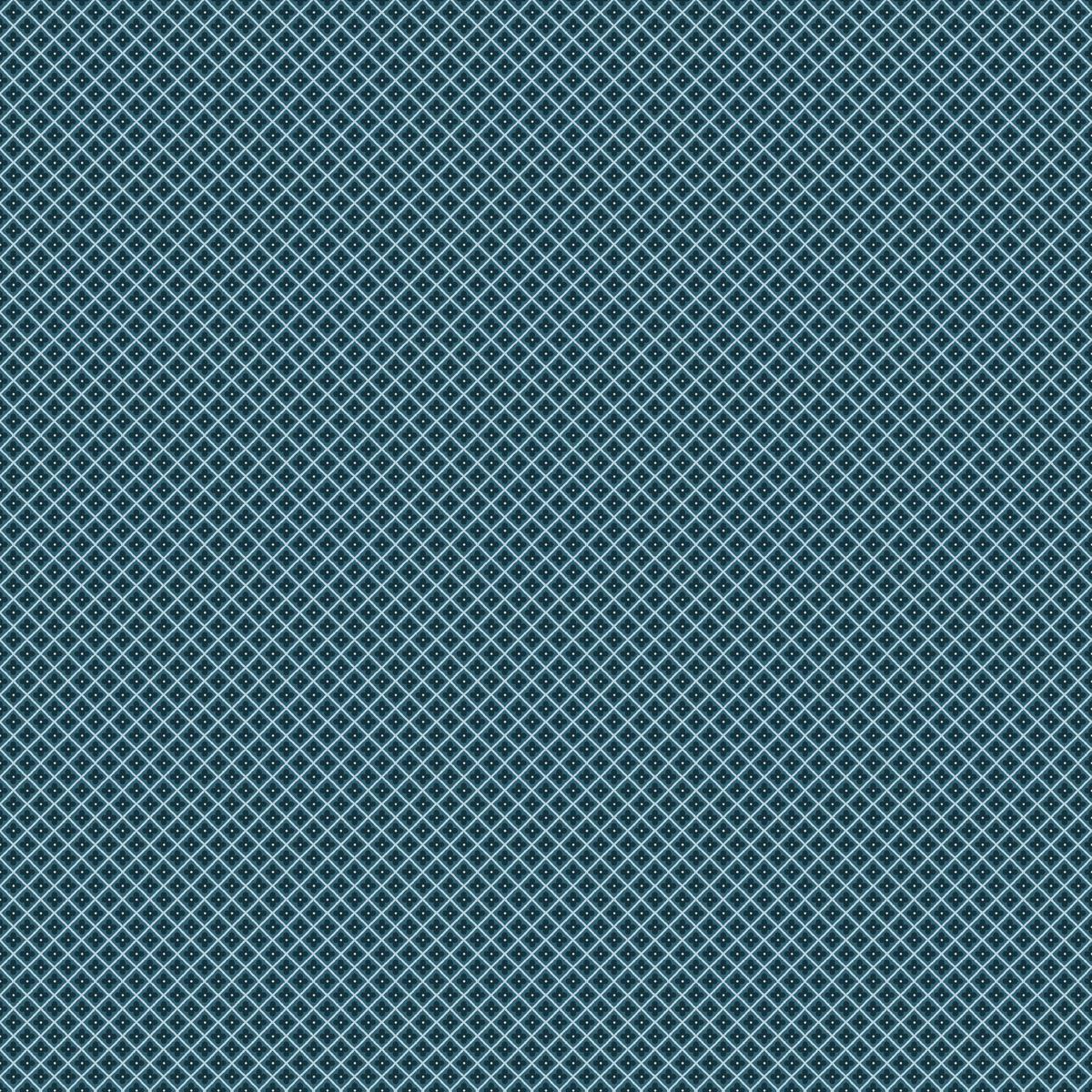 Petite Lattice on Teal Fabric