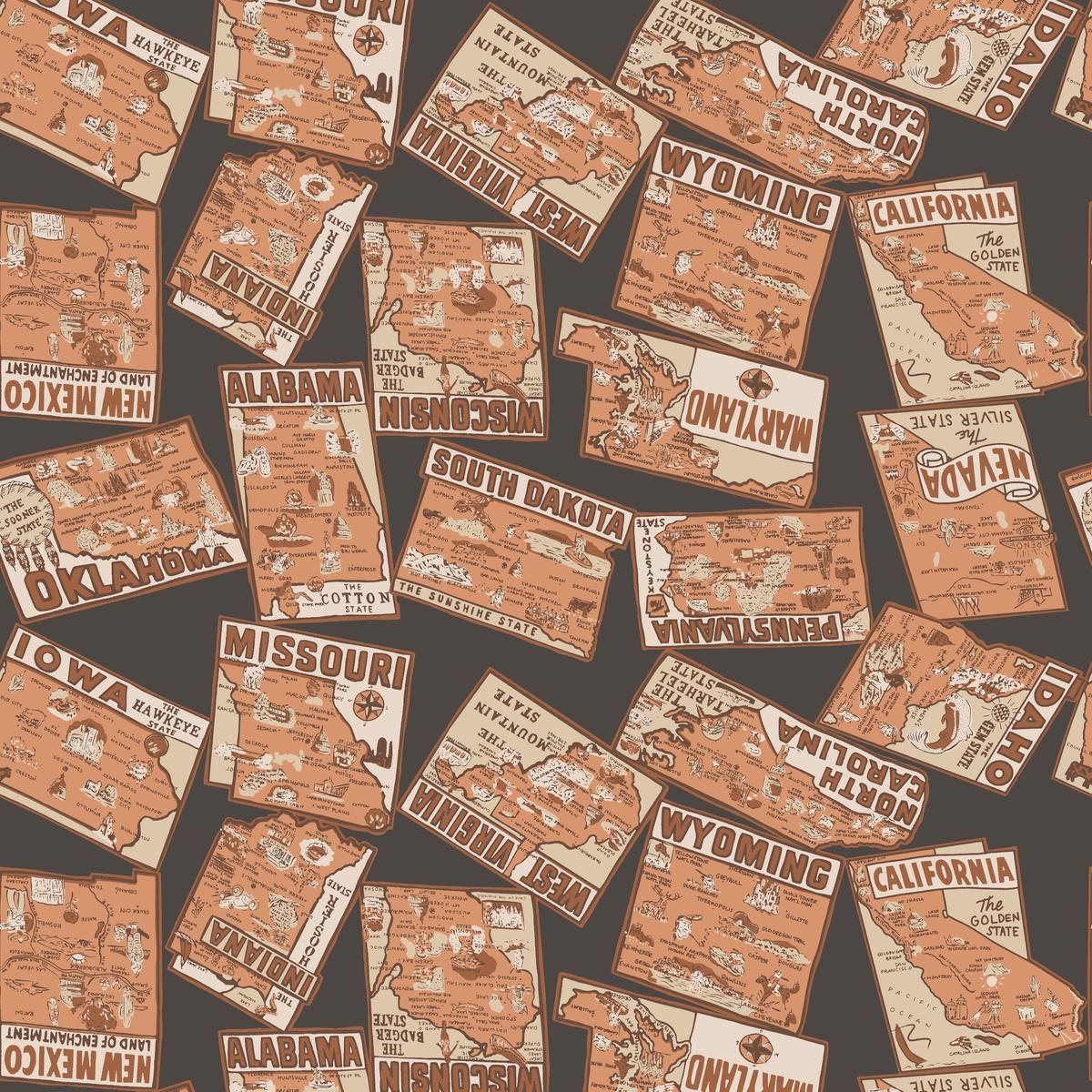 Road Map - Indulgent Fabric