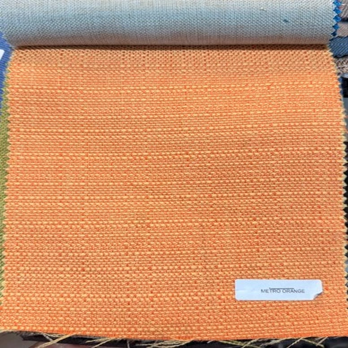 Upholstery Fabric from India - Nevada Tangerine