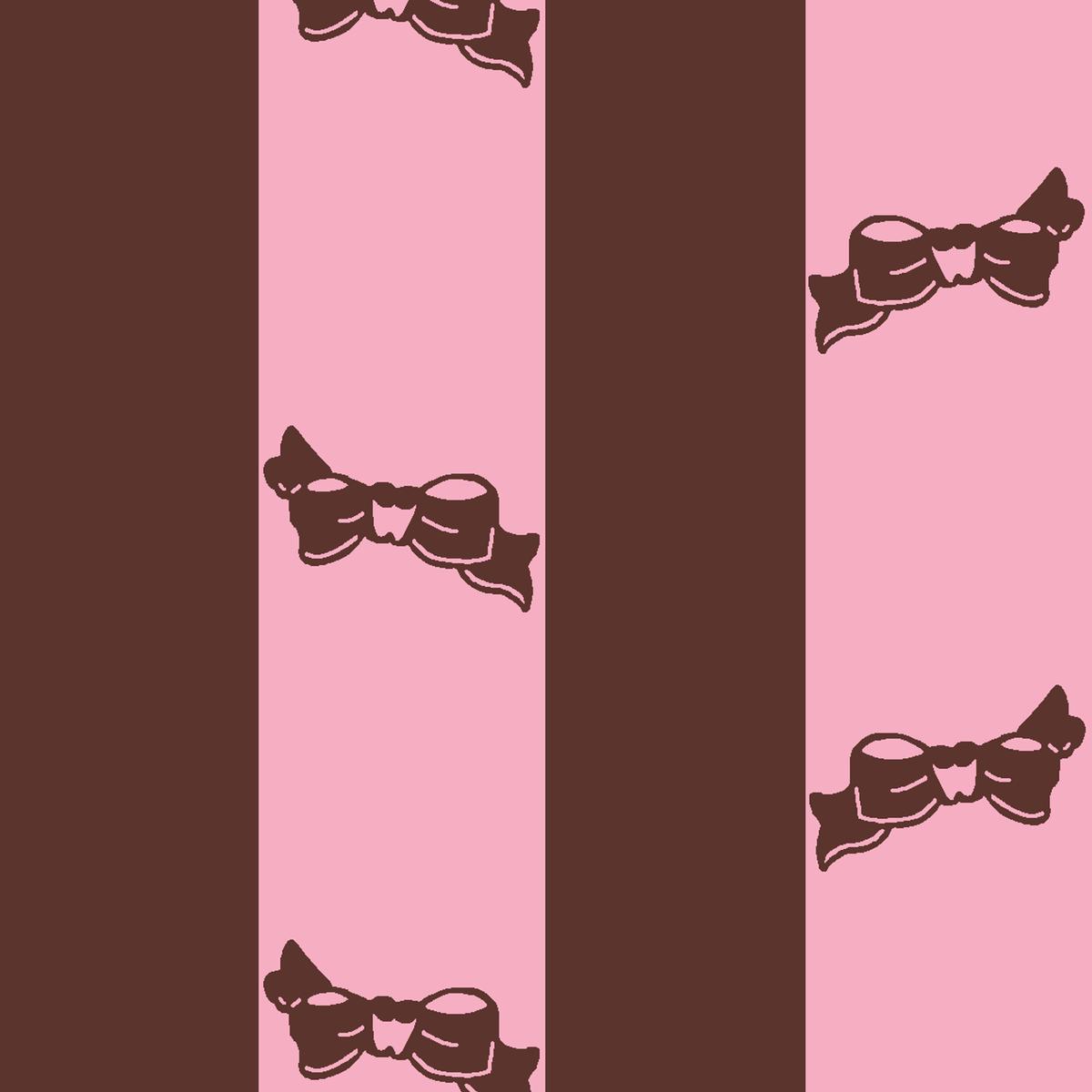 Brandy Bow in Cocoa Fabric