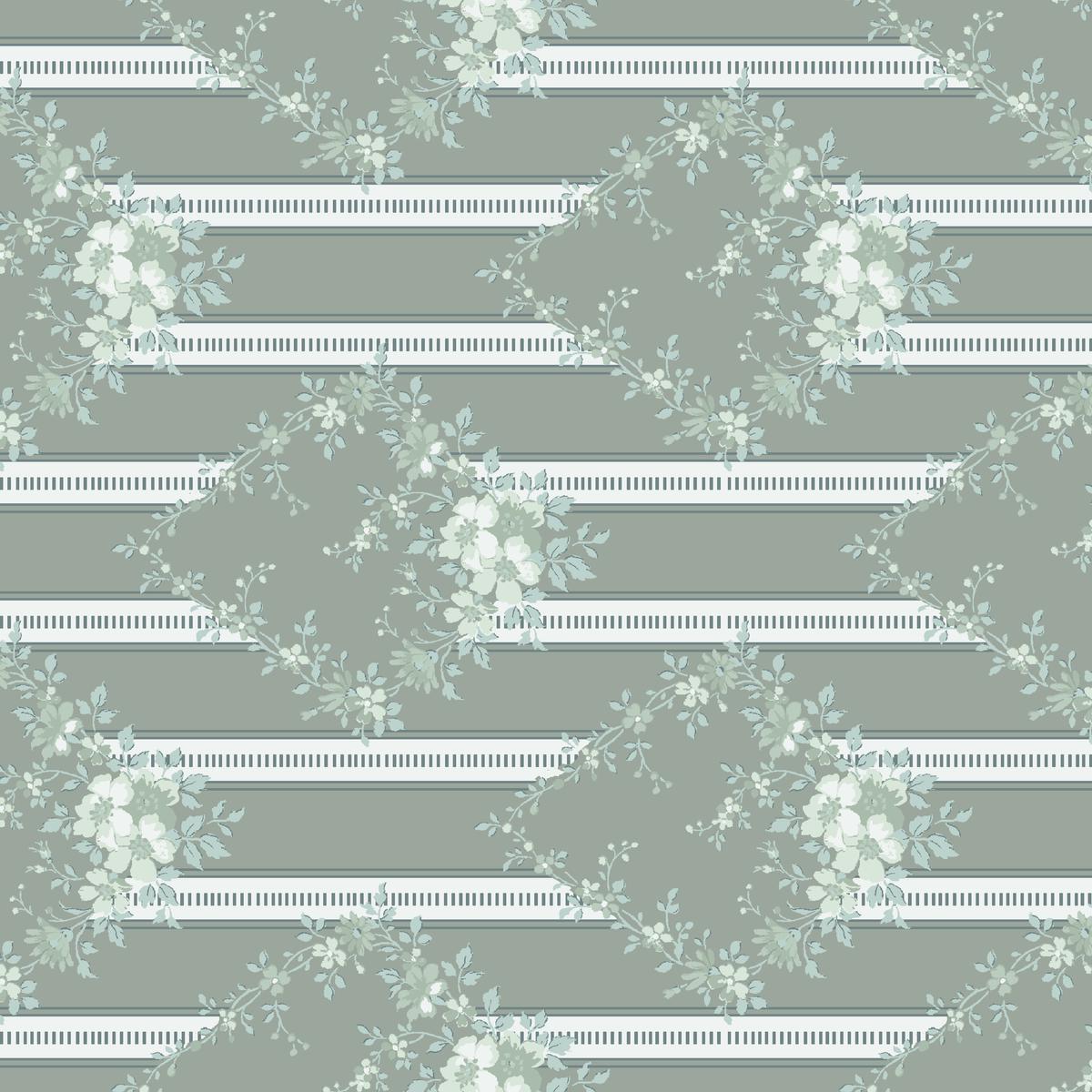 Charlene on Laurel Green Fabric