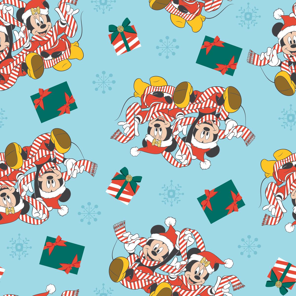 Disney Mickey Mouse Present Wrap Fabric