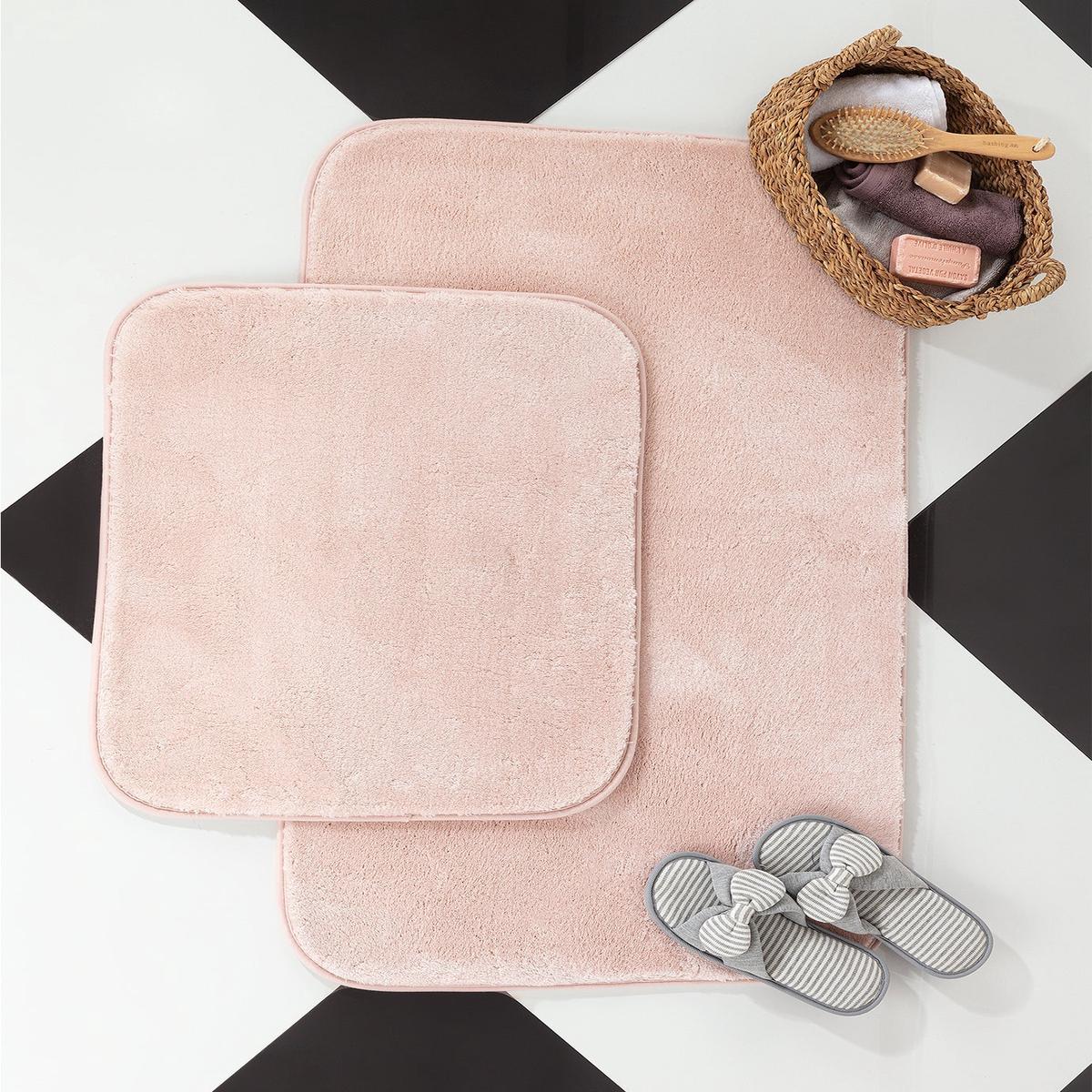 Madame Coco Carol Bath Mat Set | 2-Piece Non-Slip Bathroom Rug