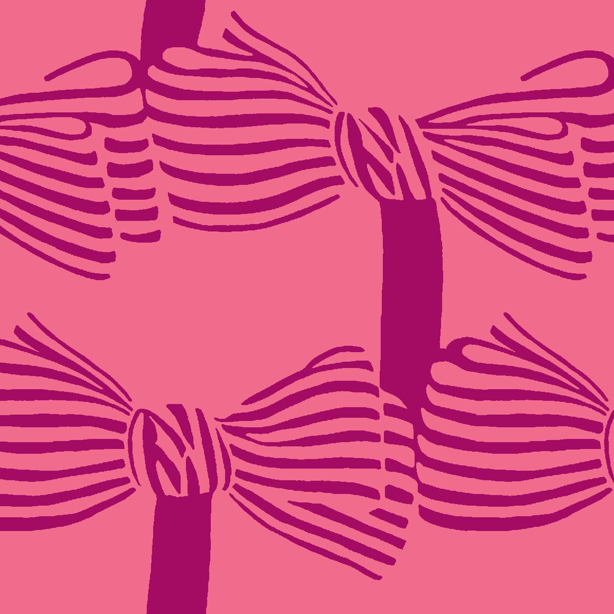 Peggy Bow on Plush Fabric