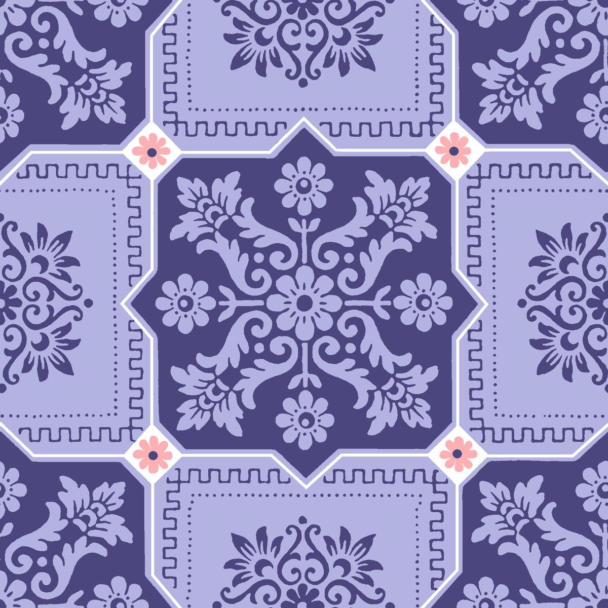 Ronan on Purple Fabric