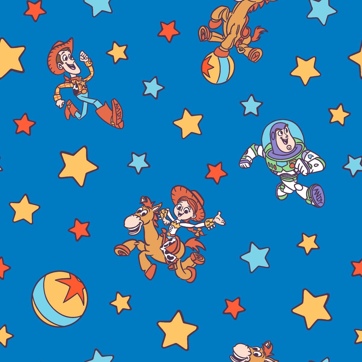Disney Pixar Toy Story Stars Fabric