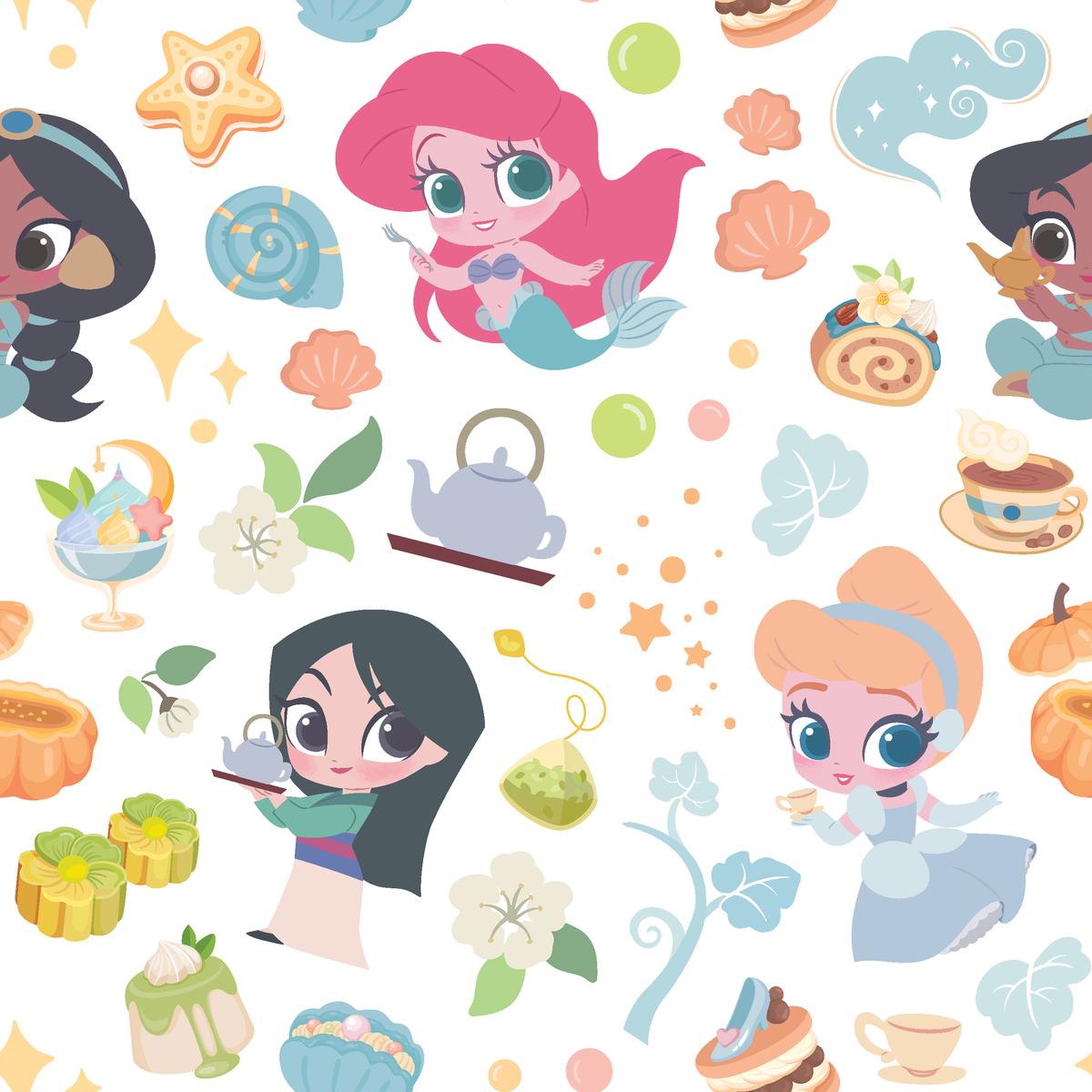 Disney Princess Animated Variety Fabric