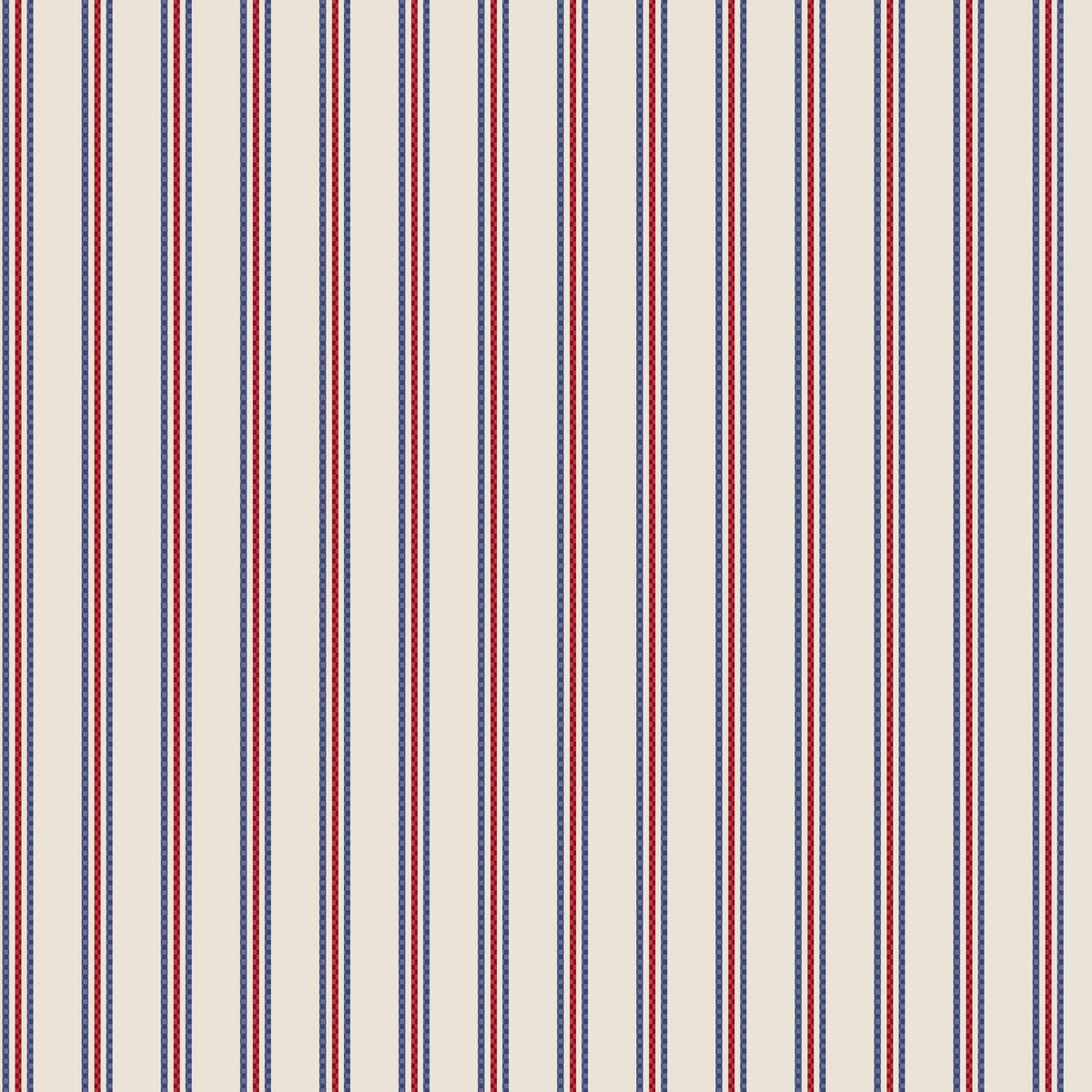 Nautical Nostalgia - Patriotic Stripe Fabric