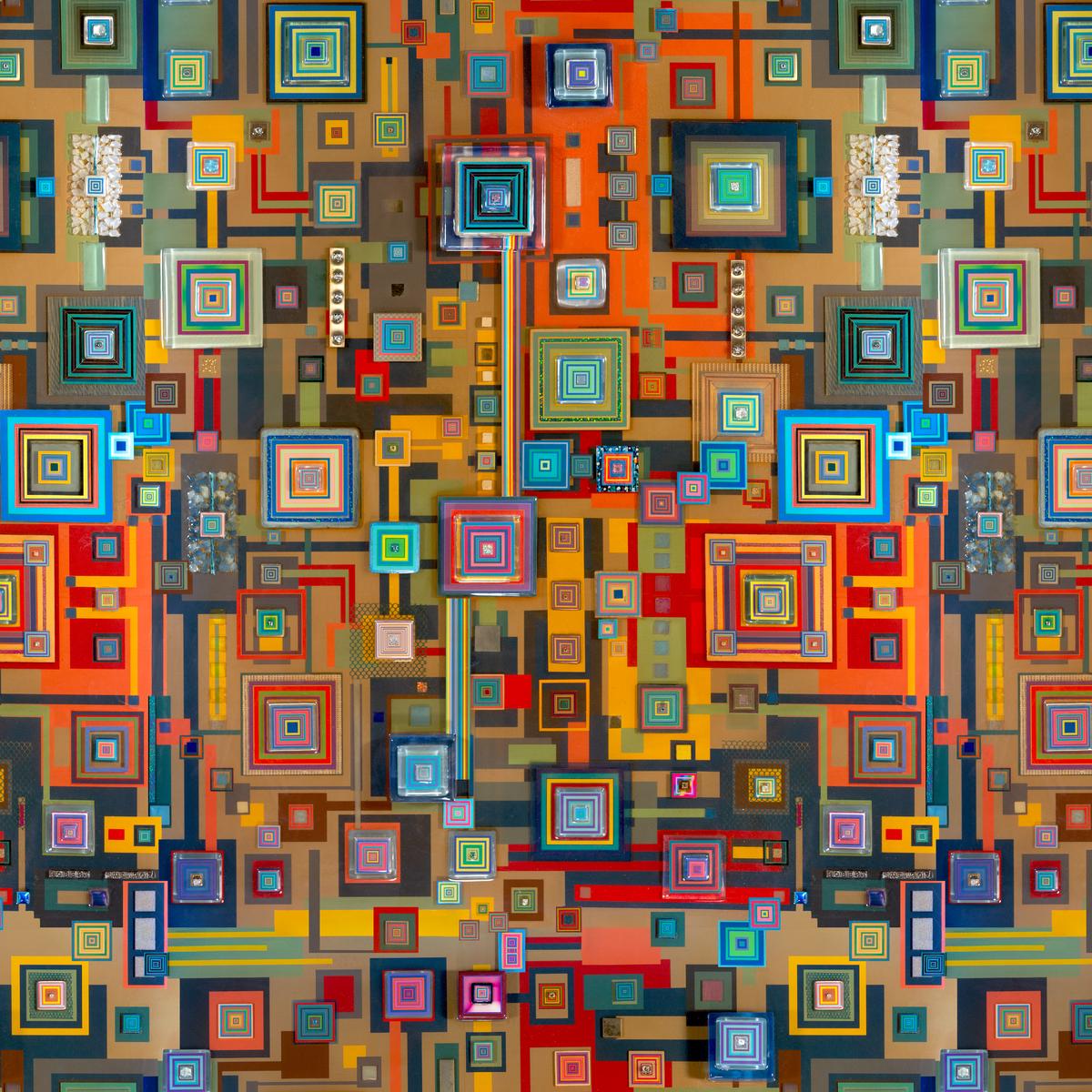 Robert Swedroe - Square Mosaic Fabric