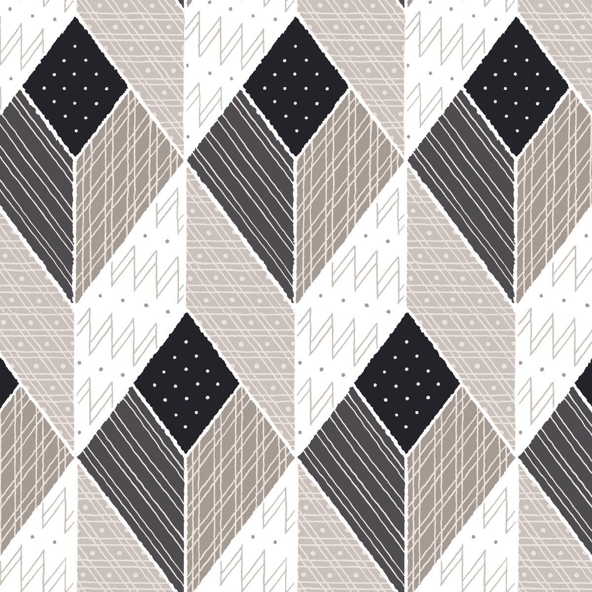 Block Party Neutral - Global Nursery Fabric
