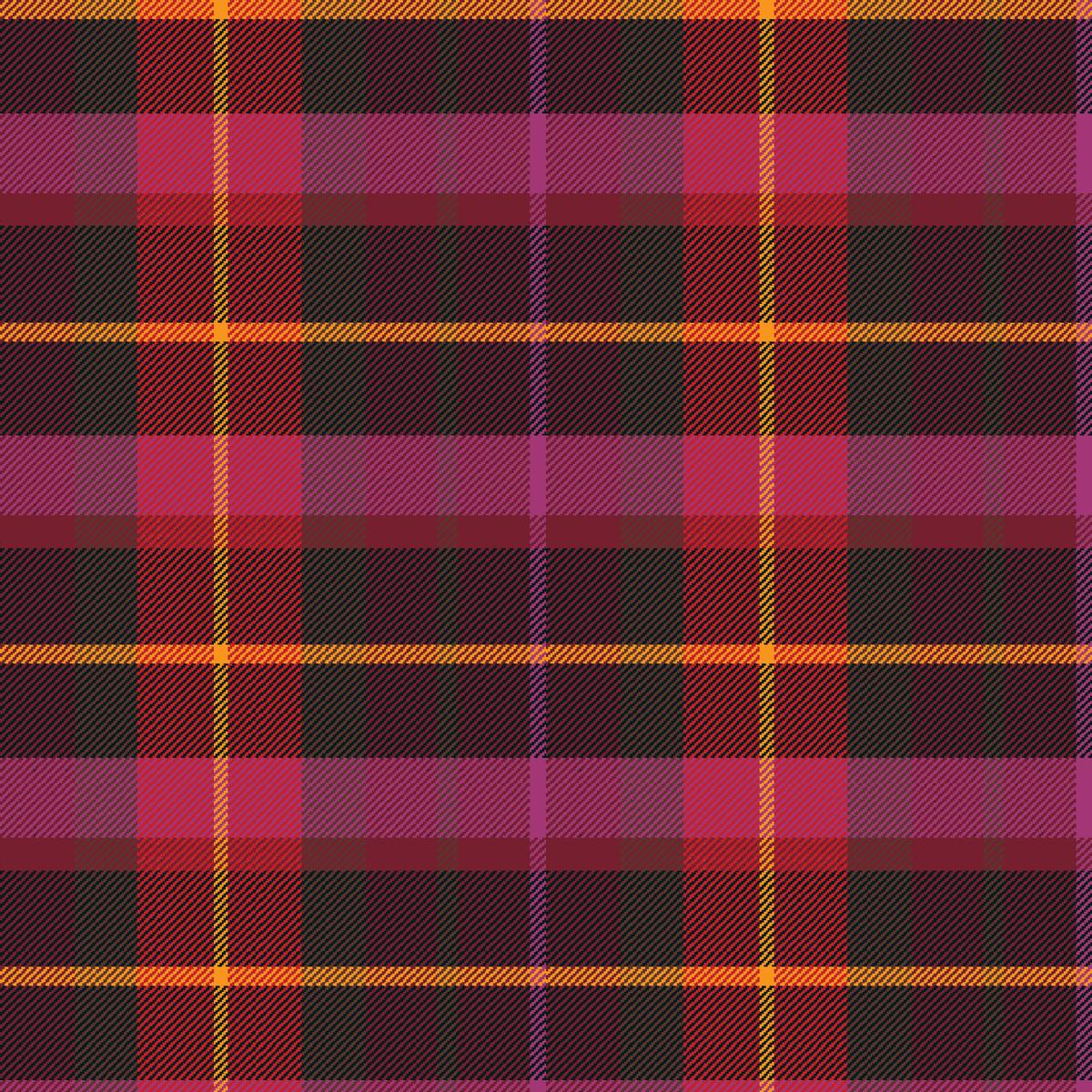 Cabin Plaid on Berry Fabric