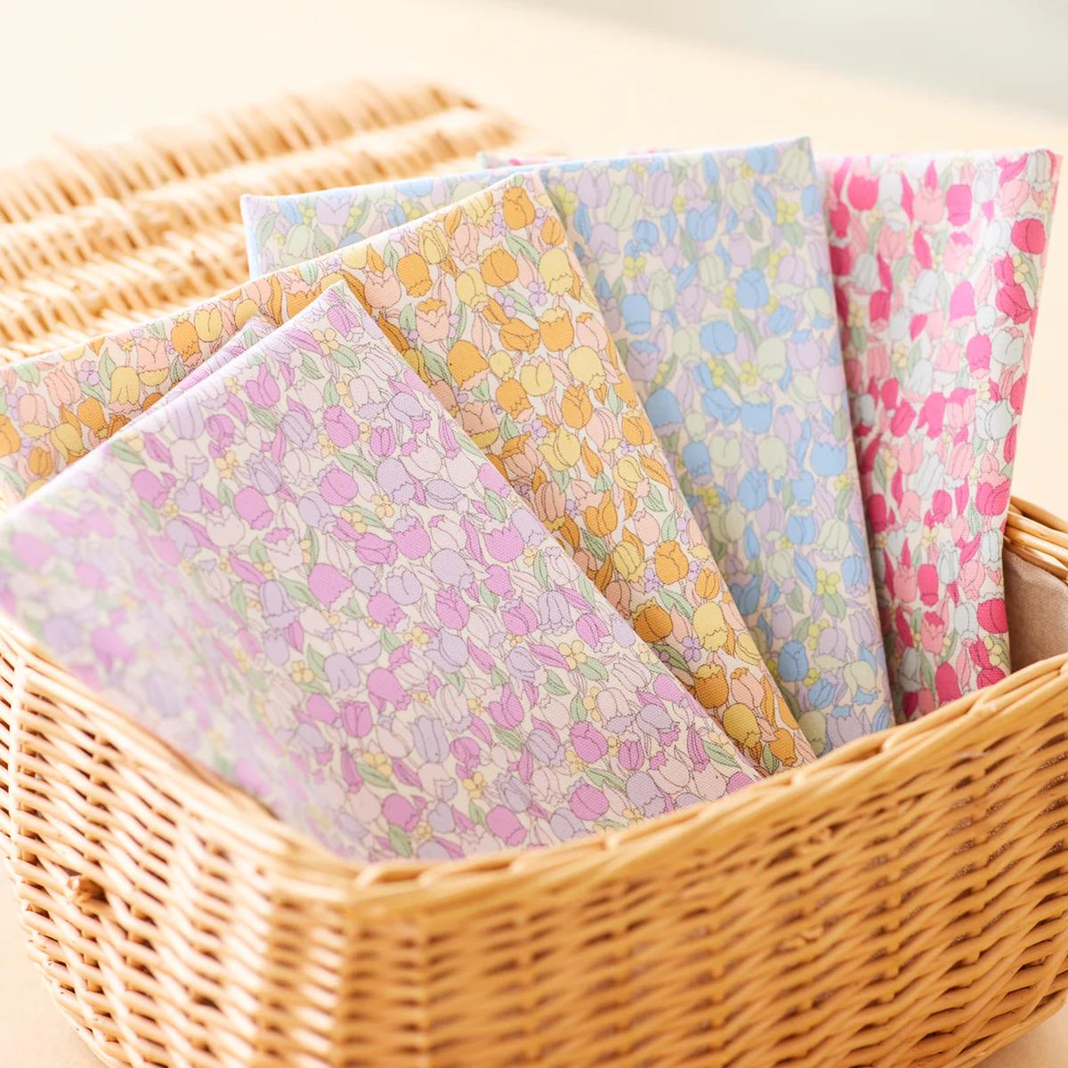 Sweet Flowers Tulip Cotton Oxford YKA-29020-2