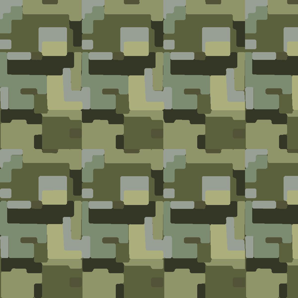 Basalt on Forest Green Fabric