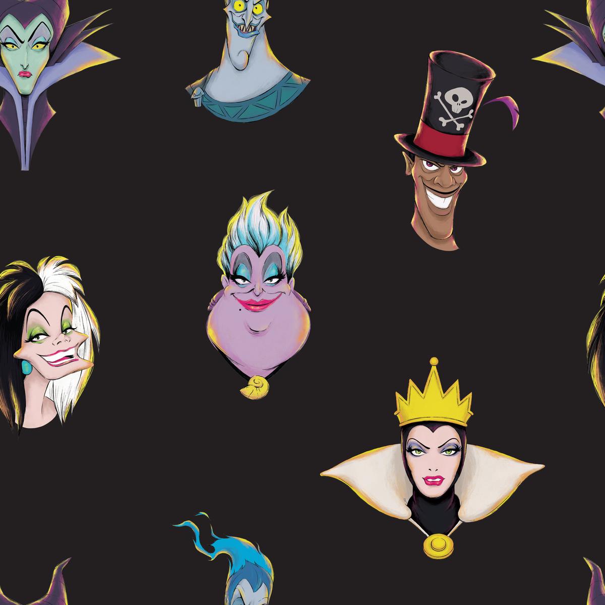 Disney Villains Sinister Scoundrels Fabric