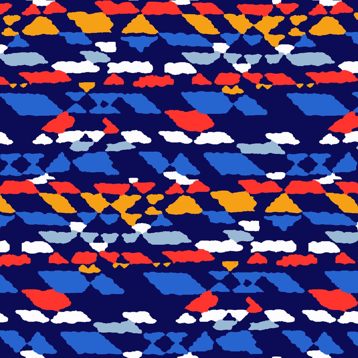 Donte on Navy Fabric