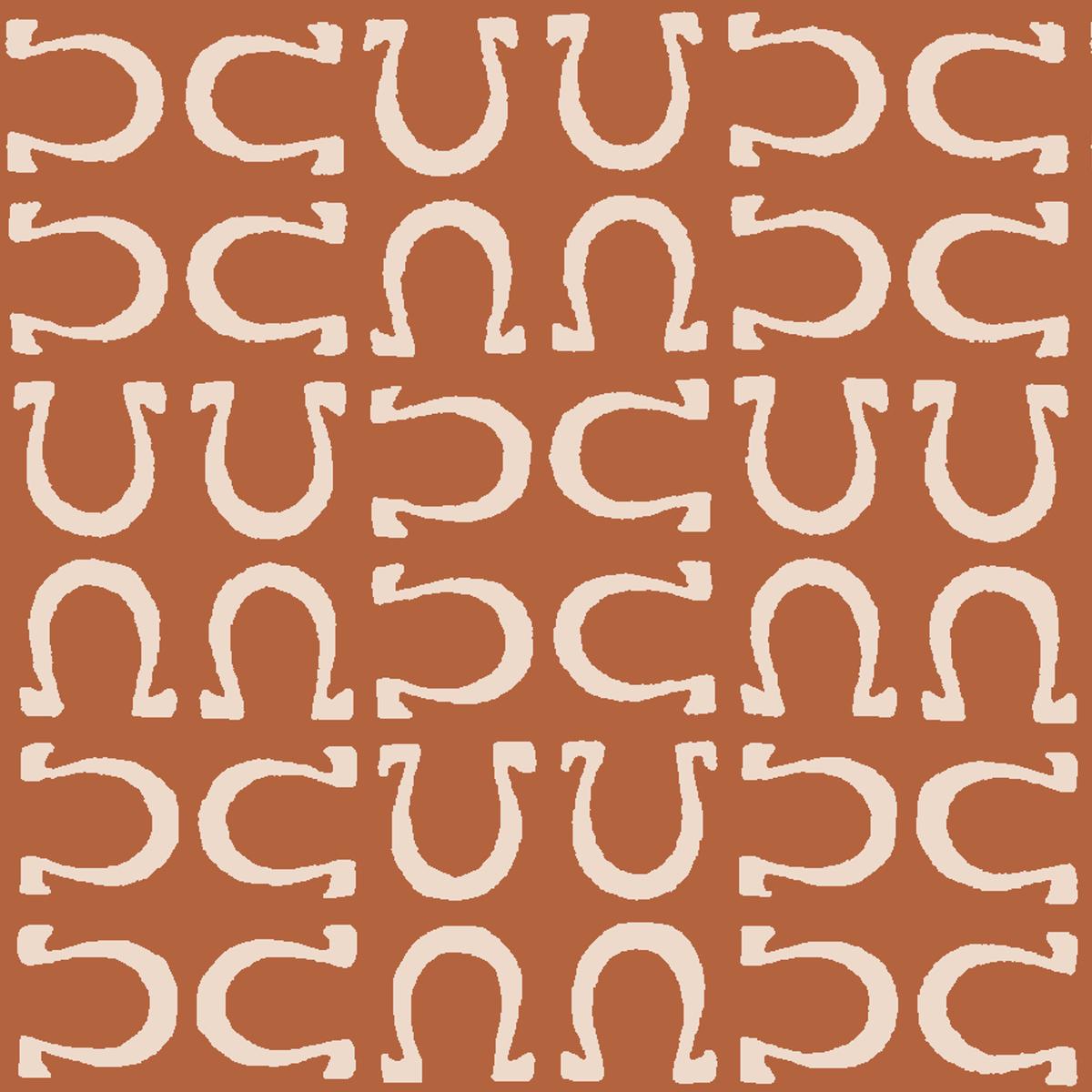 Horse Shoe - Daidai Fabric