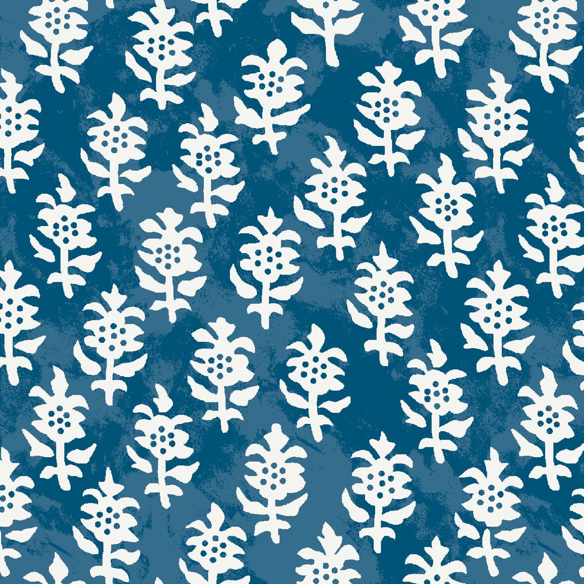 Love Block in Blue Bayou Fabric