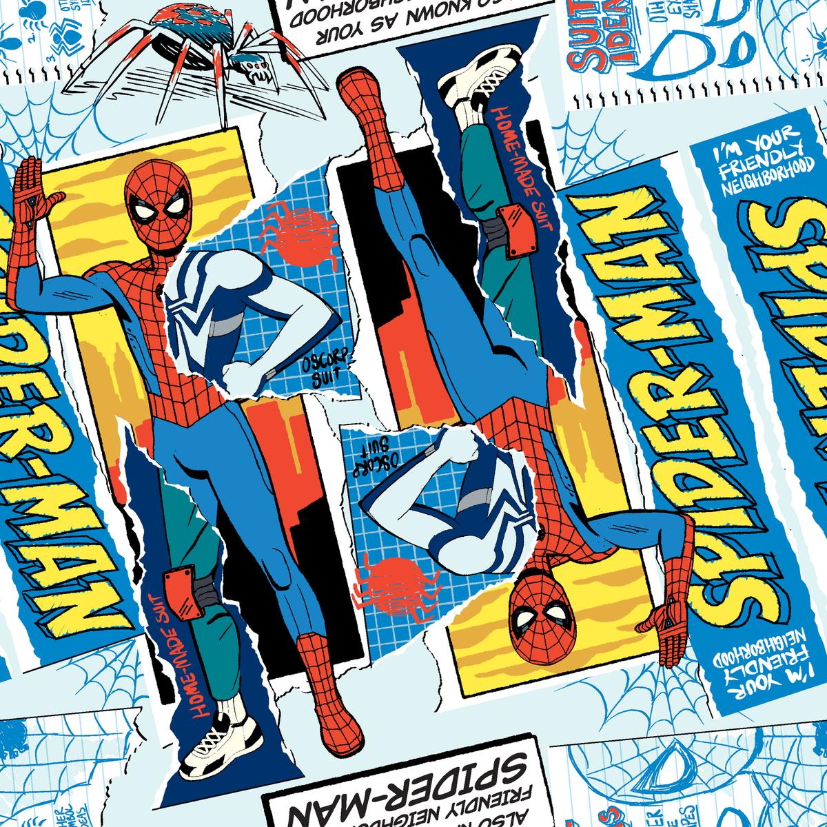 Marvel Spider-Man Spidey Scraps Fabric