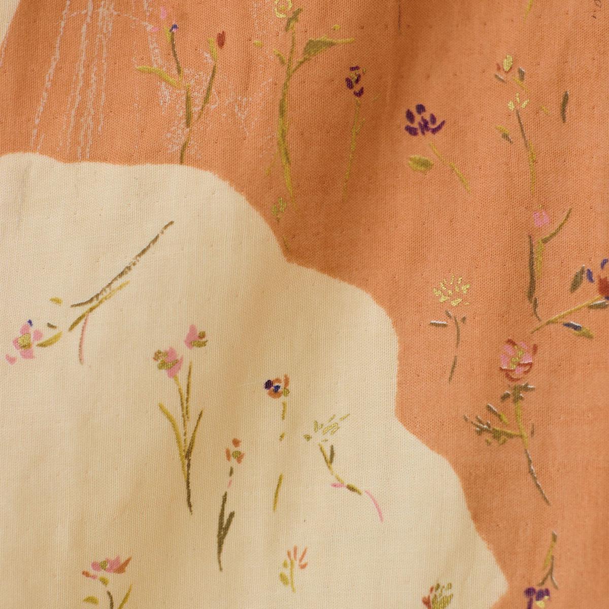 nani IRO Sanga Organic Cotton Double Gauze - Orange EGX-11450-1