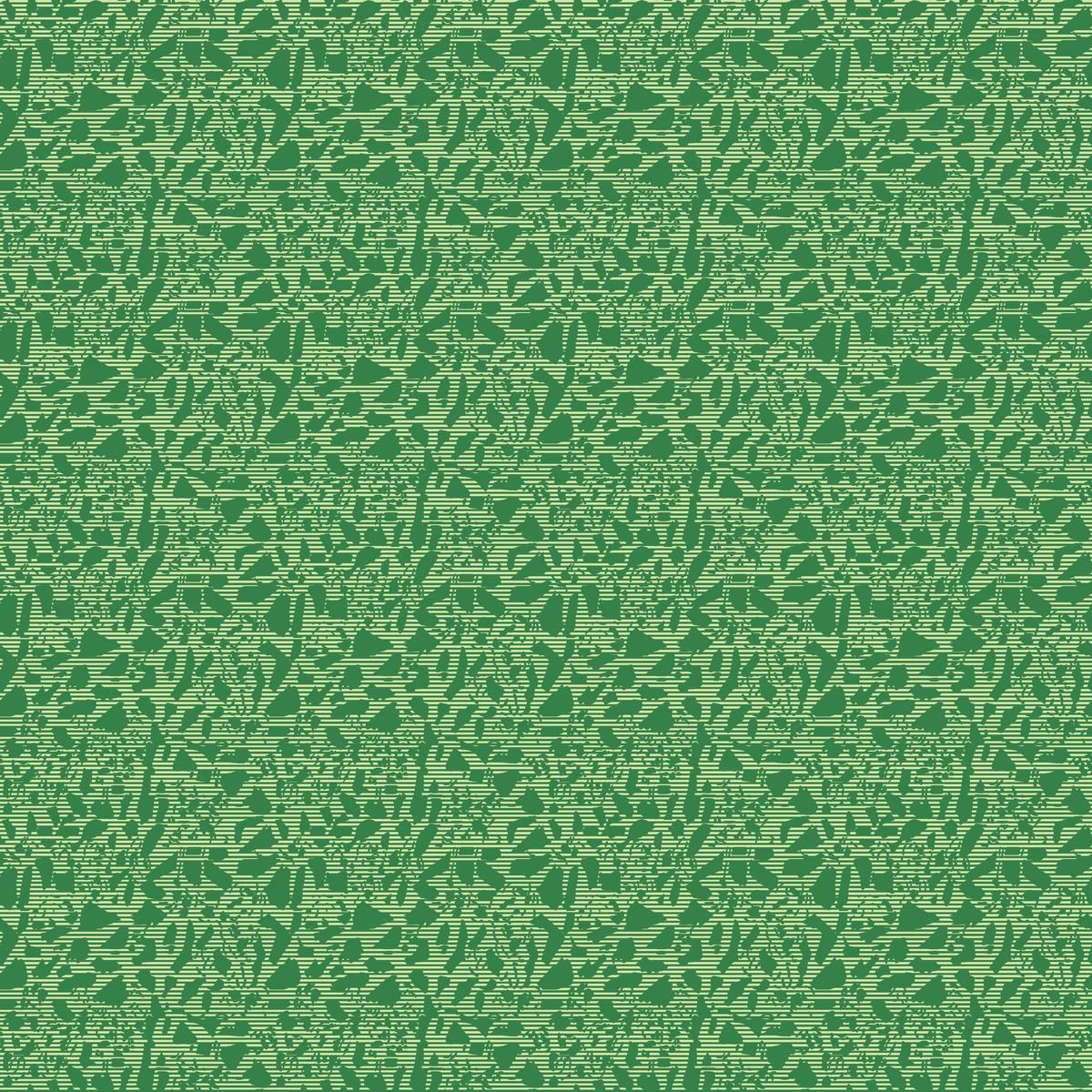 Rio on Green Fabric