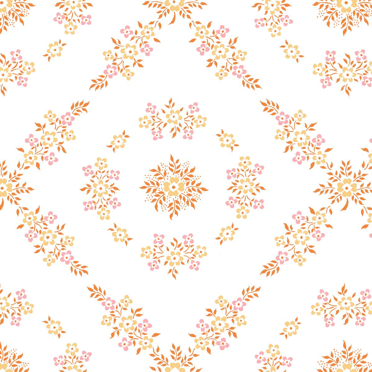 Solene on Marigold Fabric