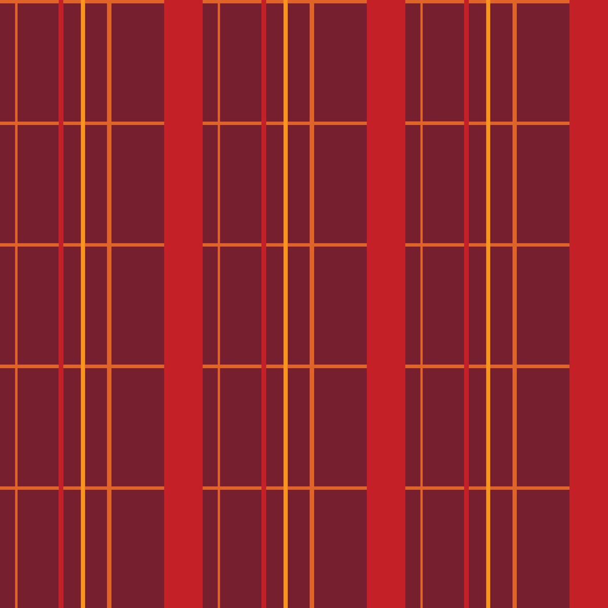 Holly Plaid on Berry & Red Fabric