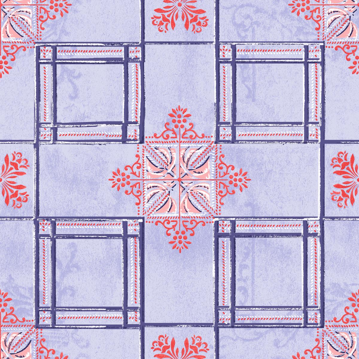 Ida on Orchid Fabric
