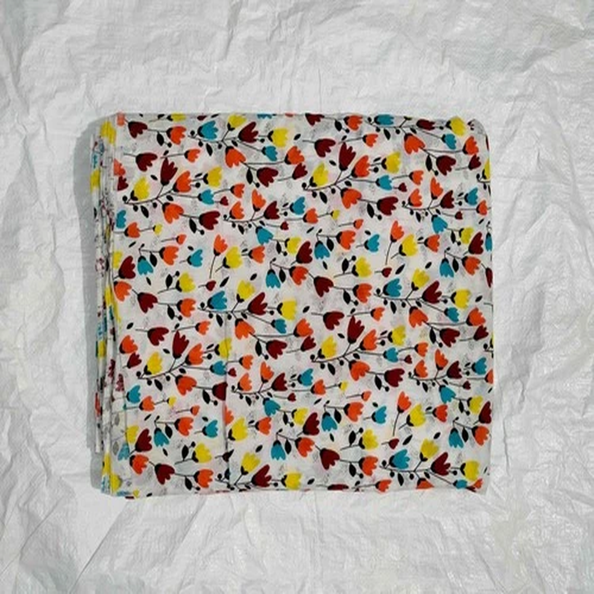 Indian Handmade Multi Floral Printed Dressmaking, Sewing Running Fabric 10 Yards