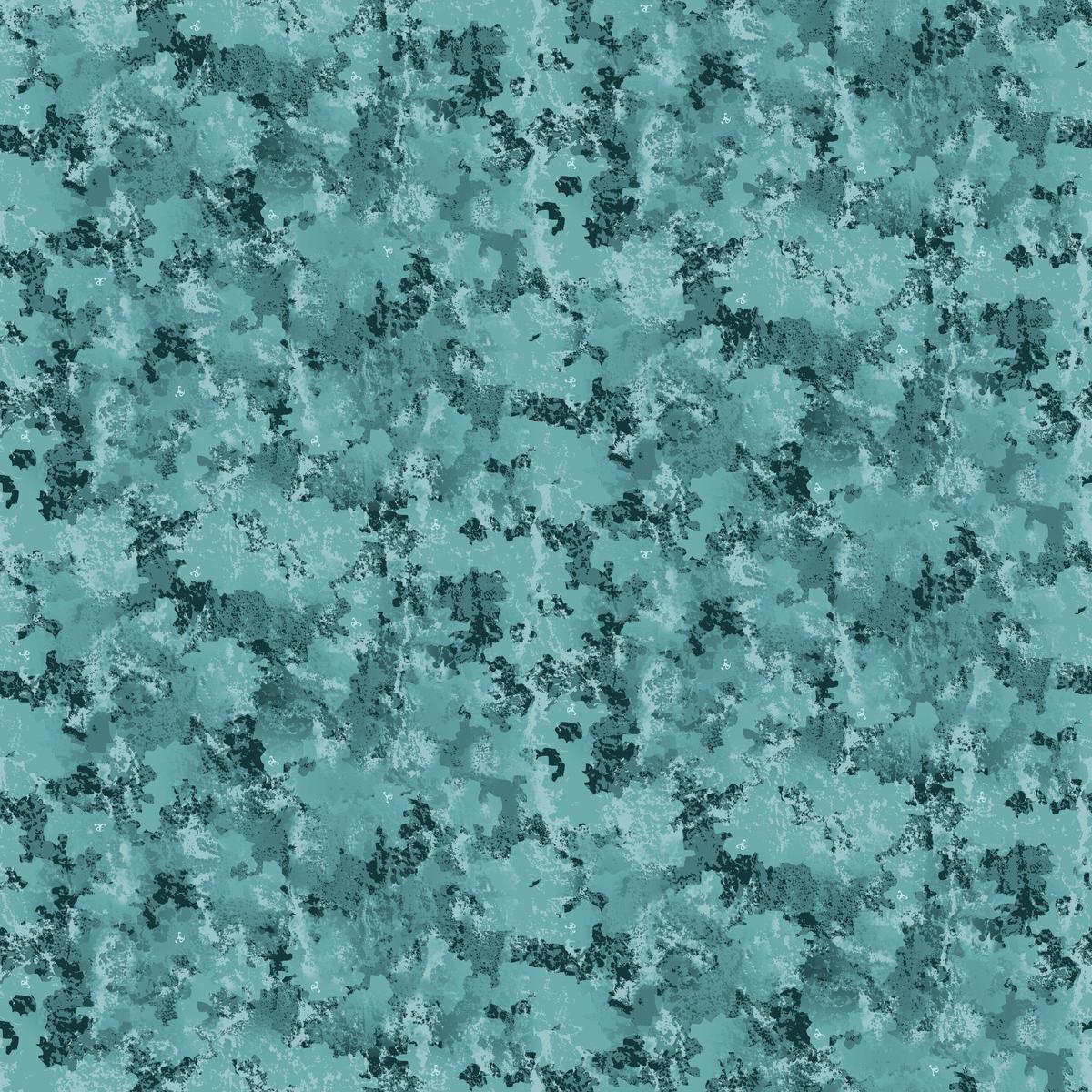 True Timber Rogue Waves Reef Waters on Aqua Camo Fabric