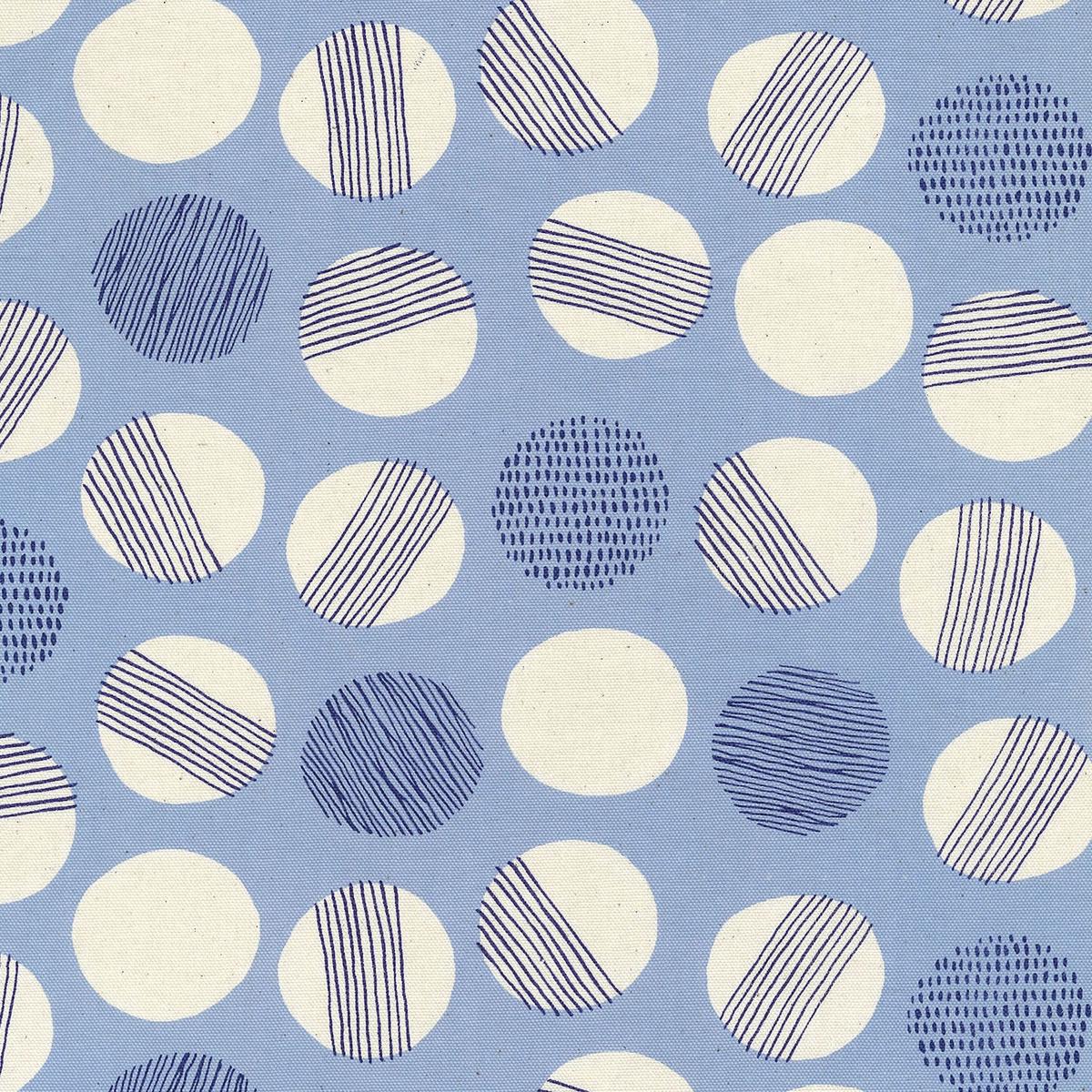 Simply Palette Polka Dot Cotton Oxford - Blue YPA-69020-2