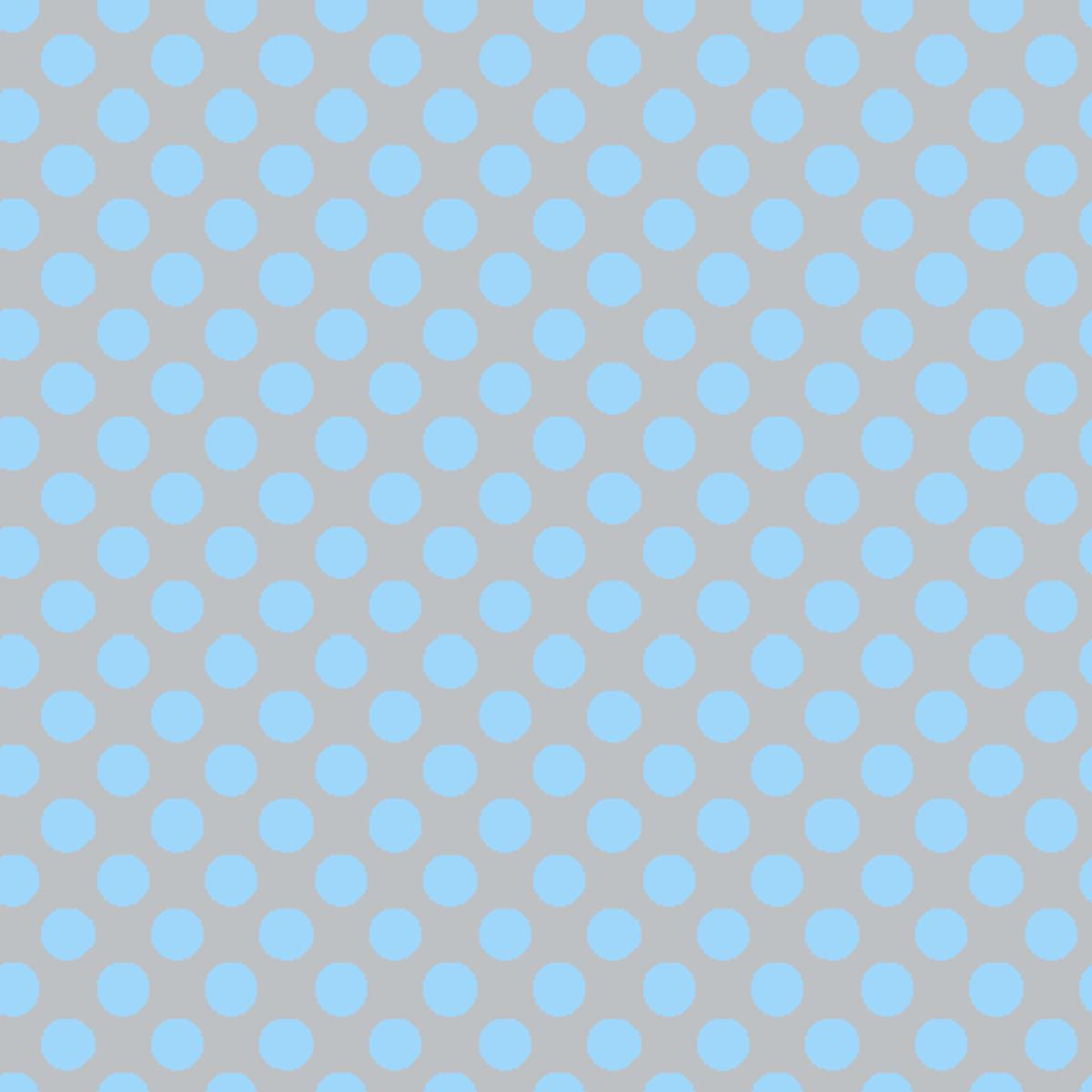 Mini Dots on Gray & Aqua Fabric