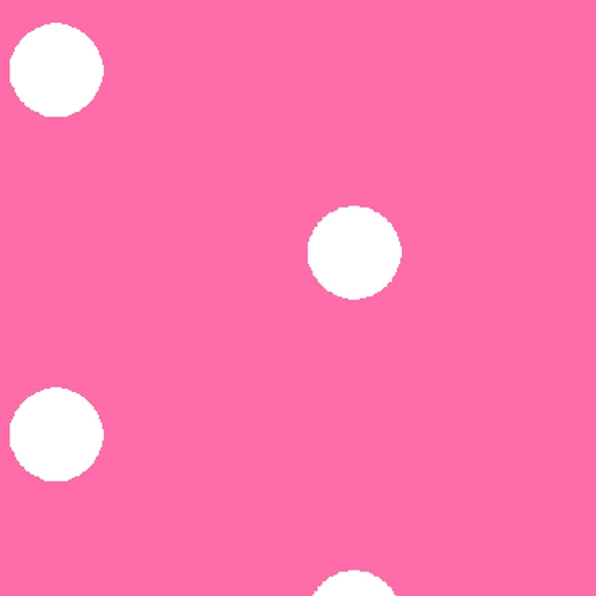 Polka Play, Pink Fabric