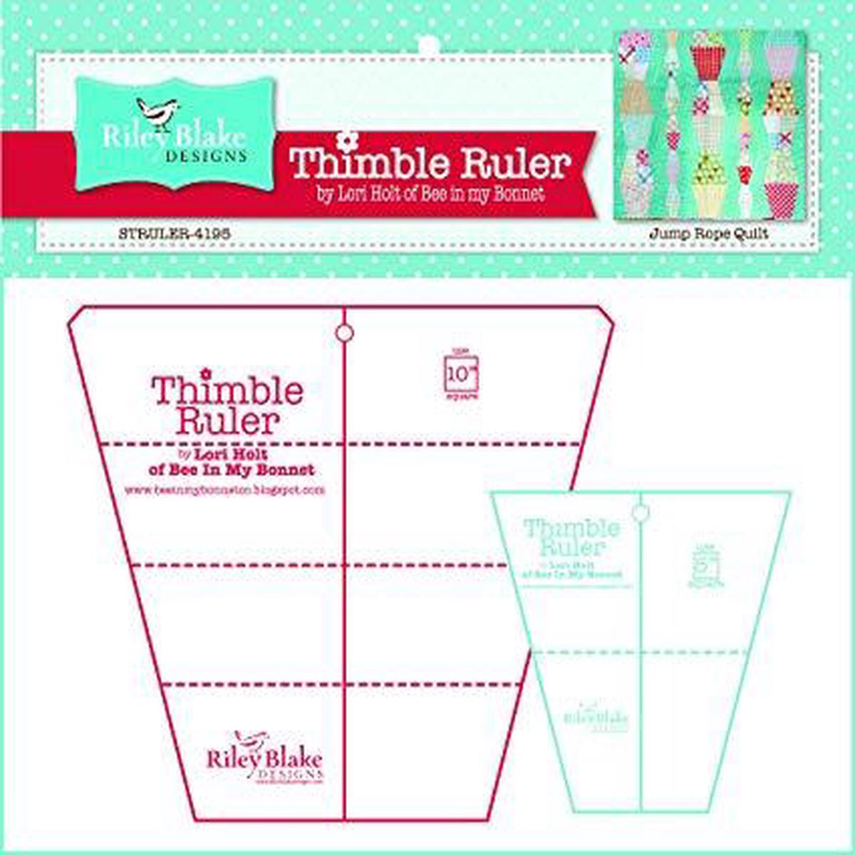 Lori Holt of Bee in My Bonnet Thimble Ruler Set