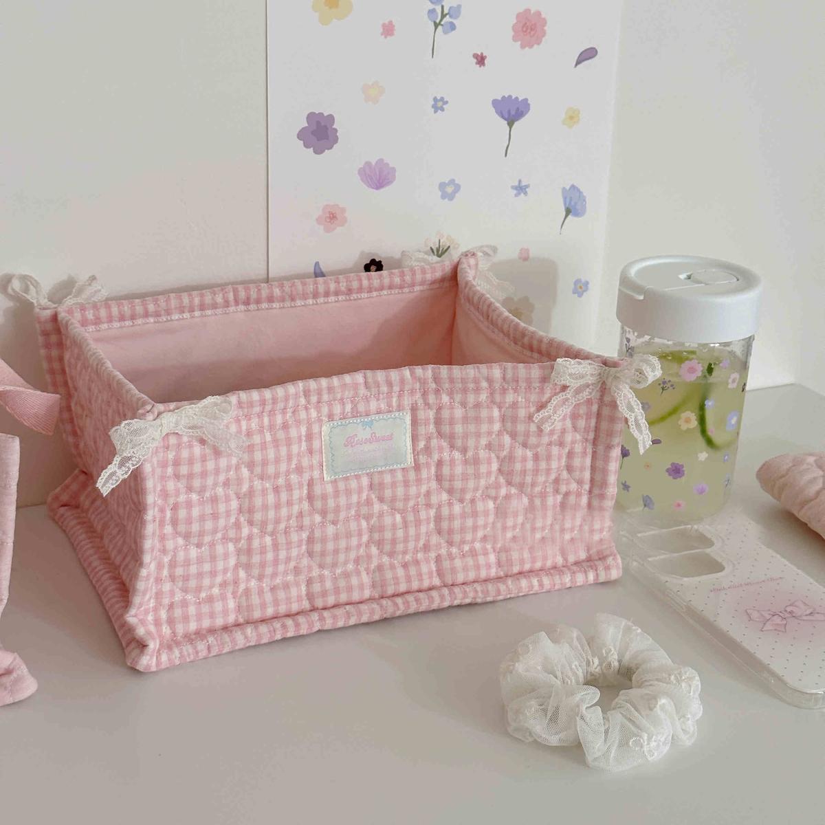 quilted storage basketQuilted Ins Storage Basket Desktop wd9c3r4393p93