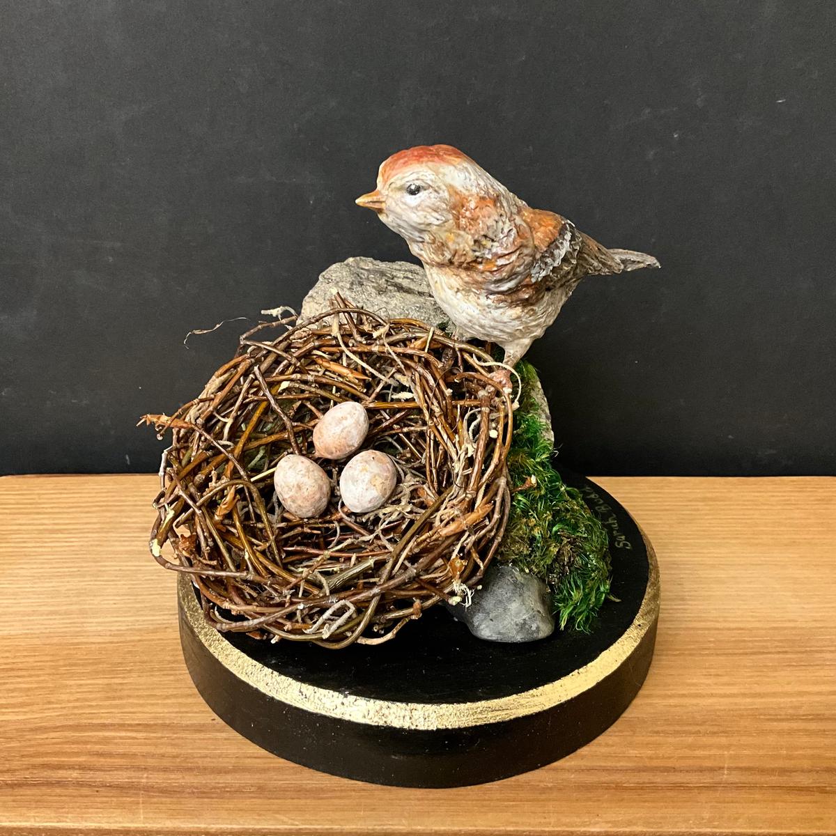 Sparrows Home Sculpture