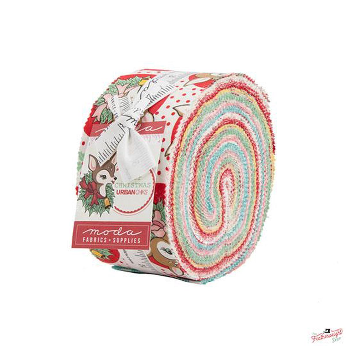 Fabric, Deer Christmas by Urban Chiks for Moda - JELLY ROLL