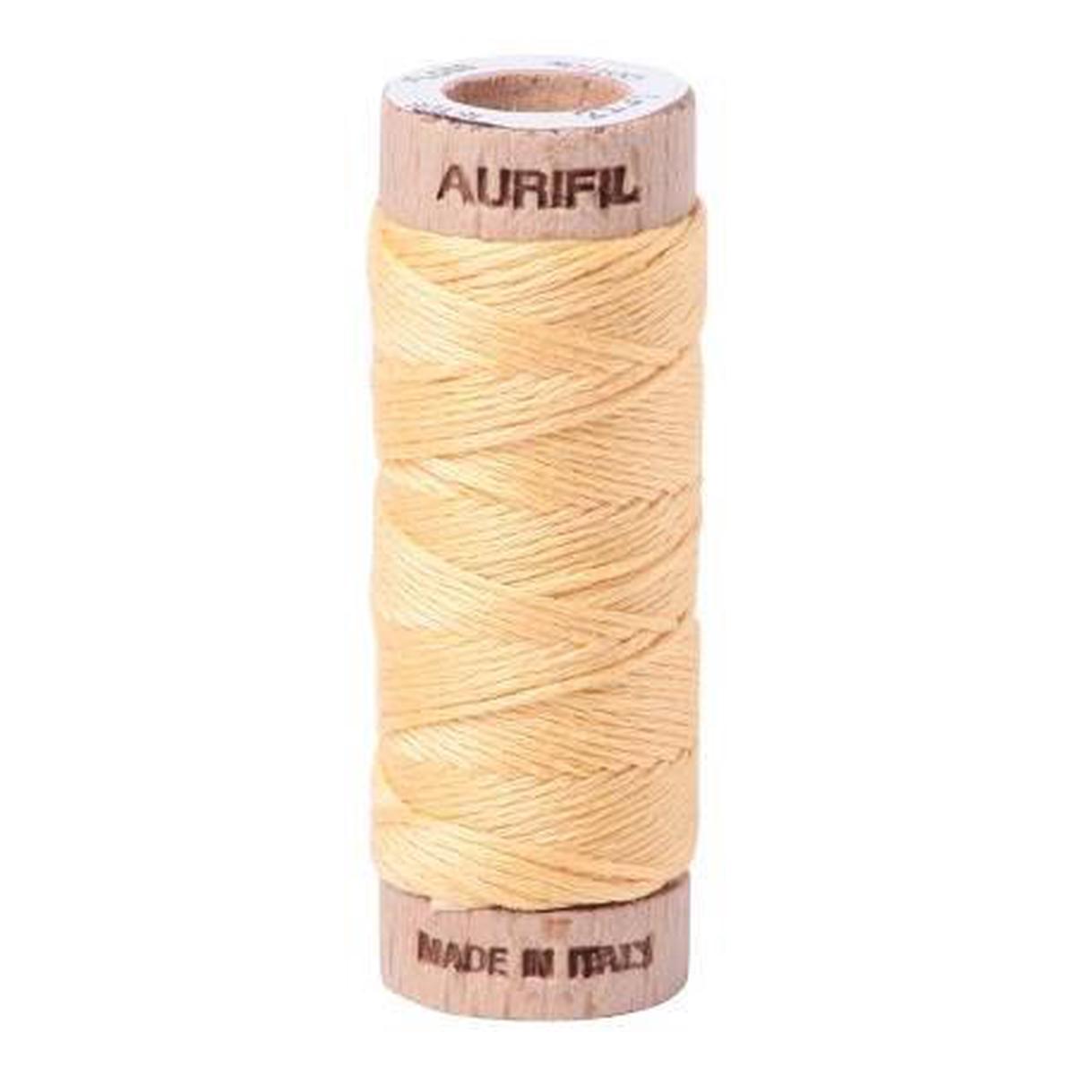 AURIFLOSS, 6 Strand Cotton Aurifil Embroidery Floss Thread - MEDIUM BUTTER