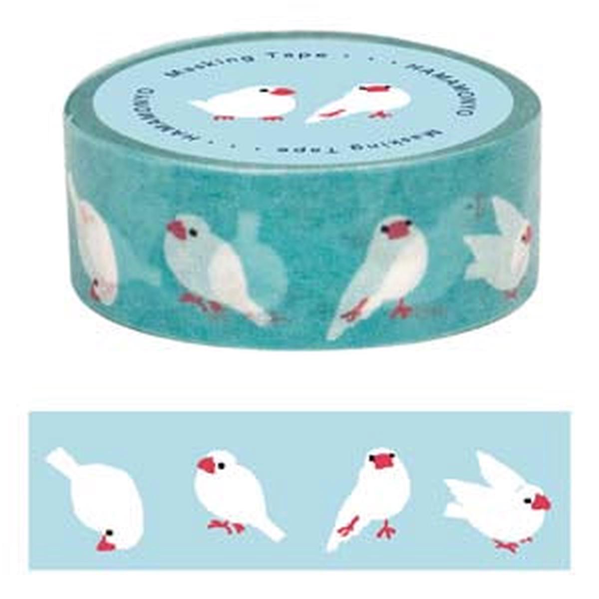 Washi Masking Tape | Java Sparrow Blue | Made in Japan