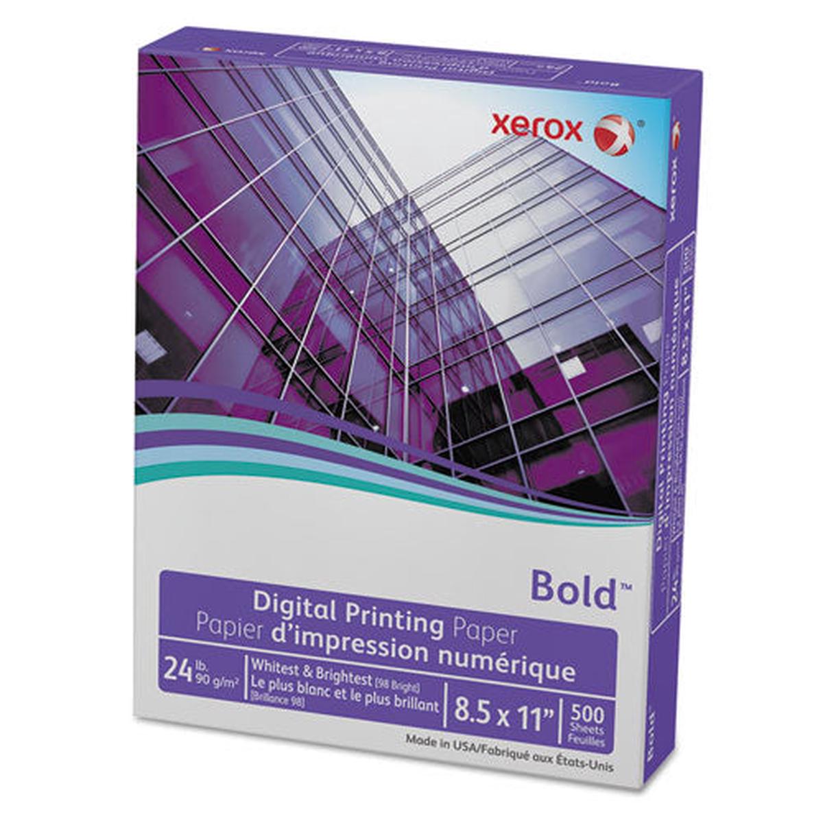 Bold Digital Printing Paper, 98 Bright, 24lb, 8.5 X 11, White, 500-ream
