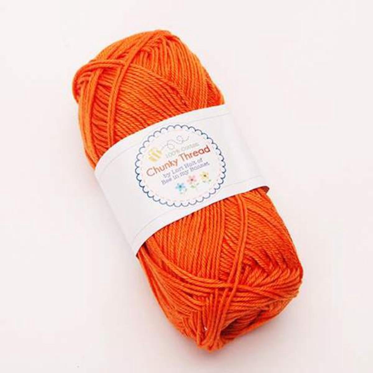 Crochet Chunky Thread by Lori Holt, 50gm PUMPKIN