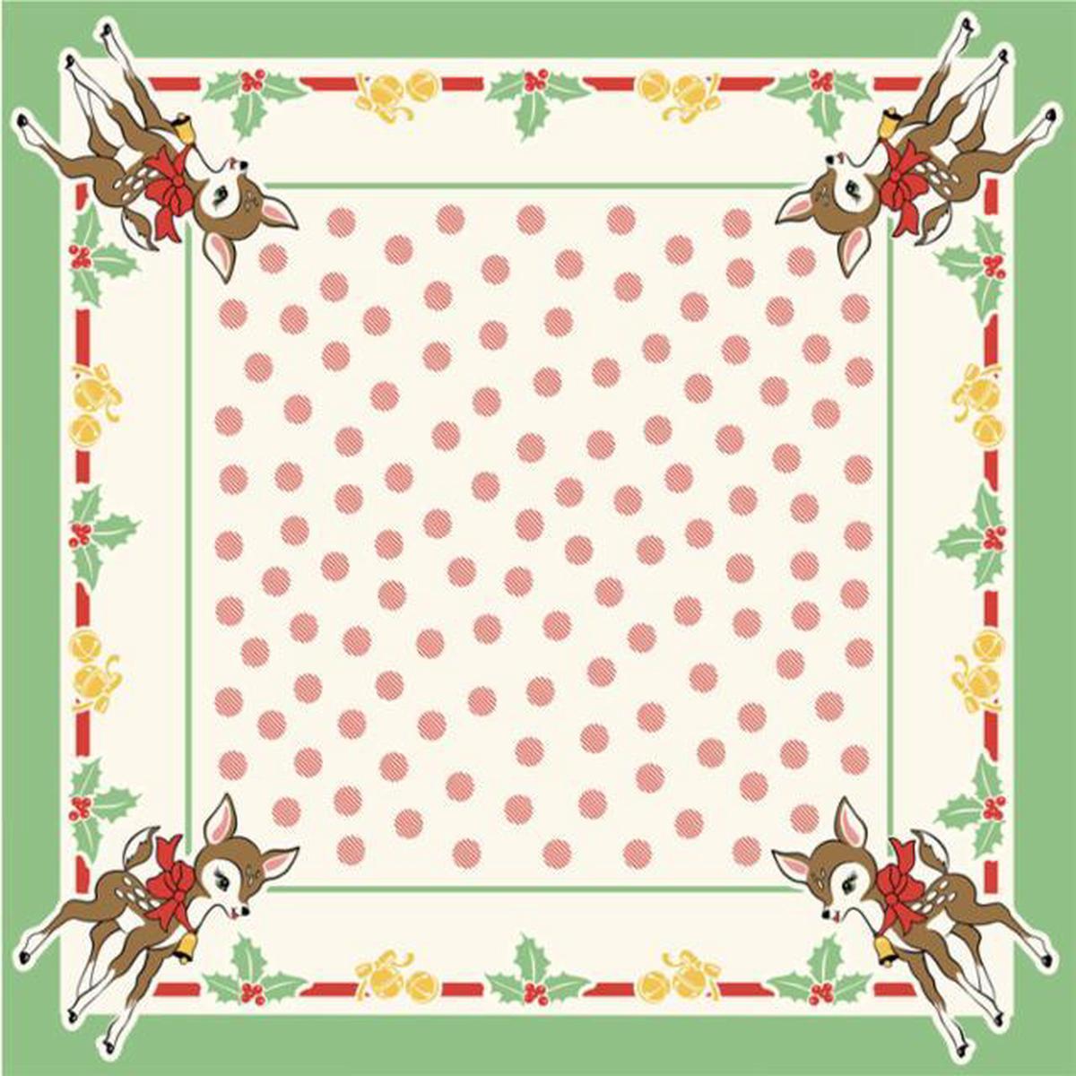 Tablecloth by Urban Chiks for Moda - DEER CHRISTMAS
